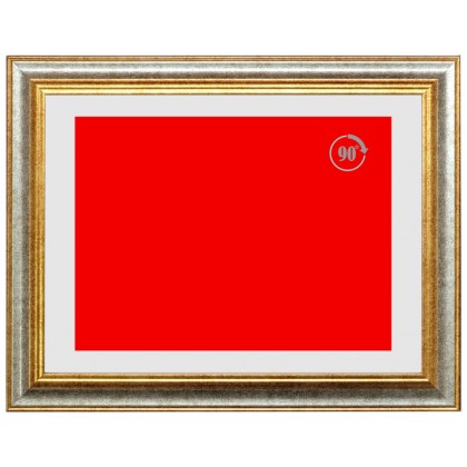 cod. 21.00.37B - Cornice in legno cm 37x31x2 Made in Italy