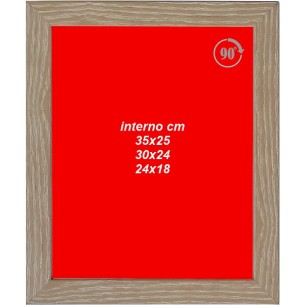 cod. 21.05.35 - Cornice legno cm 35x29 Made in Italy