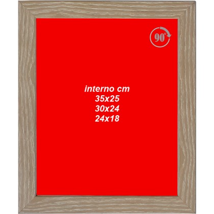 cod. 21.05.35 - Cornice legno cm 35x29 Made in Italy