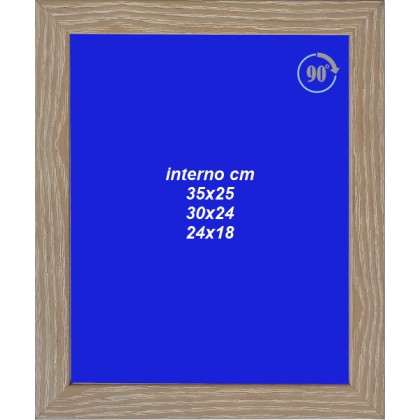 cod. 21.06.29 - Cornice legno cm 29x23 Made in Italy