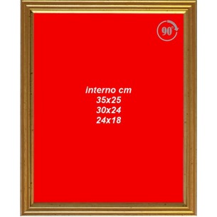 cod. 21.07.38 - Cornice legno cm 38x28 Made in Italy
