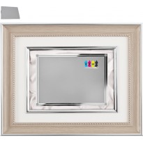 cod. 21.12.40 - Set targa e cornice cm 40x35x2 Made in Italy