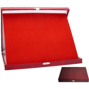 cod. 21.24.19R.10 - Conf. 10 astucci cart. rosso 19x16 Made in Italy