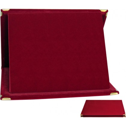 cod. 21.25.28R - Astuccio cartella vell. bord. 28x21 Made in Italy