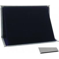 Conf. 10 astucci cartella grigio legno 23x17