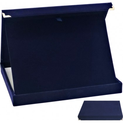 cod. 21.26.31B.10 - Conf. 10 astuccio velluto blu 31x25 Made in Italy