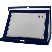 cod. 21.50.31.10 - Conf. 10 astucci cm 31x25 e targa Made in Italy