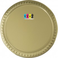 Piatto alluminio cm 9