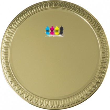 cod. 22.02.7SG - Piatto alluminio cm 7 Made in Italy