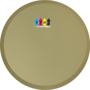 cod. 22.04.14GX - Piatto alluminio cm 14 Made in Italy