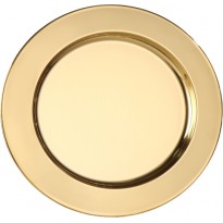 Piatto dorato cm 30