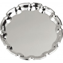 Piatto argentato cm 25