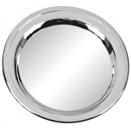 cod. 22.16.16 - Piatto argentato cm 16