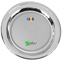 Piatto argentato cm 31