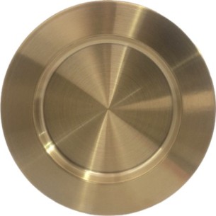 cod. 22.19.23G - Piatto dorato cm 23