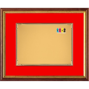 cod. 22.25.38 - Set targa e cornice cm 38x30 Made in Italy