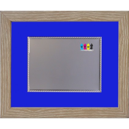 cod. 22.26.40 - Set targa e cornice cm 40x30 Made in Italy