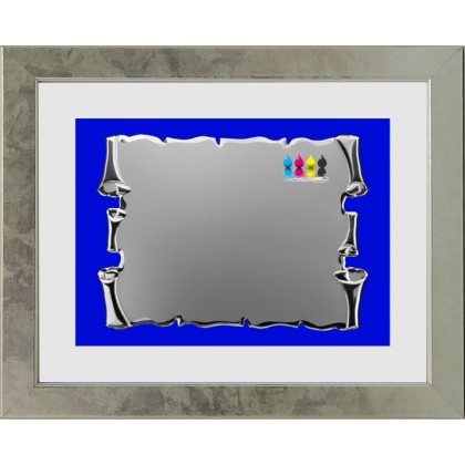 cod. 22.28.29 - Set targa e cornice cm 29x24 Made in Italy