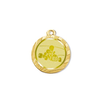 cod. 23.00.32.BQ - Medaglia mm 32 quantità ric. go kart