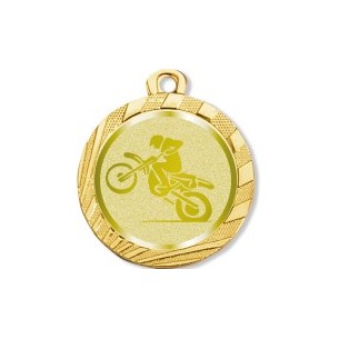 cod. 23.00.32.I - Conf. 100 medaglie mm 32 motocross