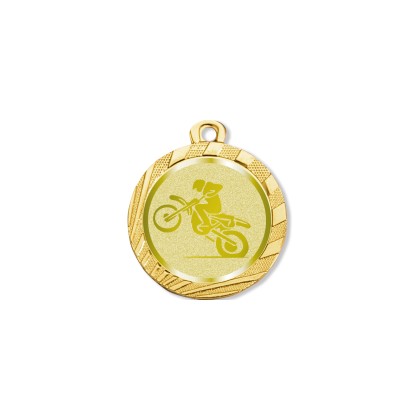 cod. 23.00.32.I - Conf. 100 medaglie mm 32 motocross