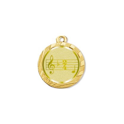 cod. 23.00.32.L - Conf. 100 medaglie mm 32 musica