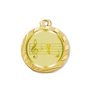cod. 23.00.32.LQ - Medaglia mm 32 quantità ric. musica