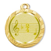cod. 23.00.32.LQ - Medaglia mm 32 quantità ric. musica