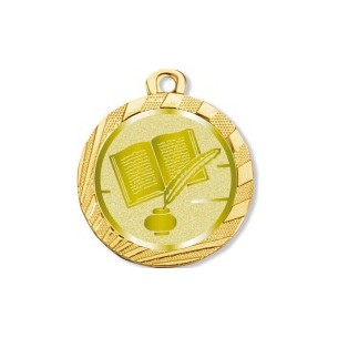 cod. 23.00.32.P - Conf. 100 medaglie mm 32 letteratura
