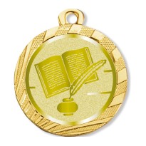 cod. 23.00.32.P - Conf. 100 medaglie mm 32 letteratura