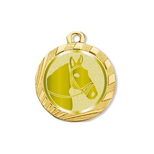cod. 23.00.32.U - Conf. 100 medaglie mm 32 cavallo