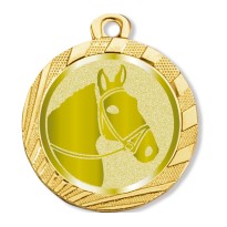 Conf. 100 medaglie mm 32 cavallo