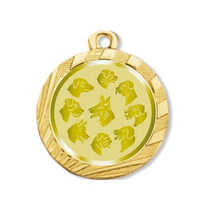 cod. 23.00.32.ZQ - Medaglia mm 32 quantità ric. cane