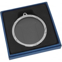 Medaglia in cristallo cm 7,5x1+box