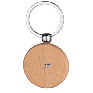 cod. 23.069A - Conf. 50 portachiavi legno 75x37