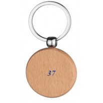 Conf. 50 portachiavi legno 75x37