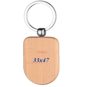cod. 23.069BQ - Portachiavi legno 85x27 no box