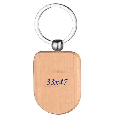 cod. 23.069BQ - Portachiavi legno 85x27 no box