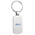 cod. 23.088Q - Portachiavi acciaio int. 28x52 no box