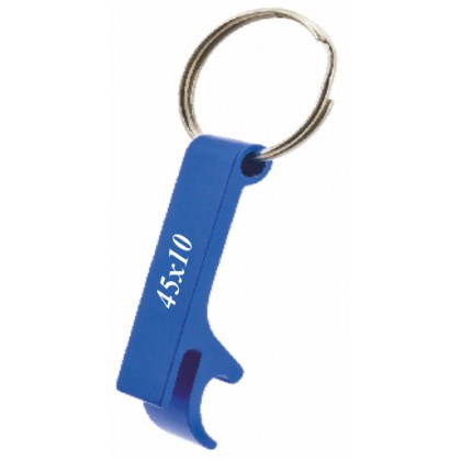 cod. 23.090CQ - Portachiavi alluminio mm 80x2