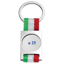 Portachiavi acciaio int. mm 25+box f5