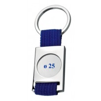 Portachiavi acciaio int. mm 25+box m6