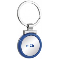 Portachiavi acciaio int. mm 26+box m6