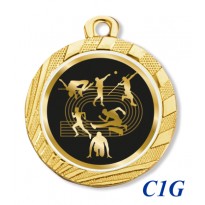 cod. 23.280.32.C1G - Conf. 100 medaglie mm 32 atletica