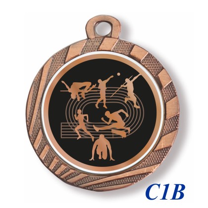 cod. 23.280.32.C1B - Conf. 100 medaglie mm 32 atletica