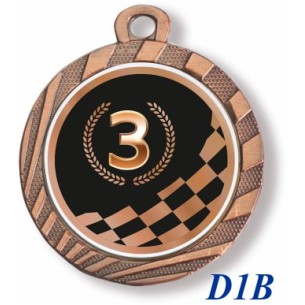 cod. 23.280.32.D1B - Conf. 100 medaglie mm 32 racing n. 3