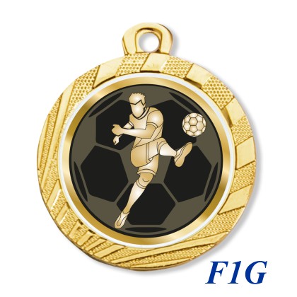 cod. 23.280.32.F1G - Conf. 100 medaglie mm 32 calcio 2