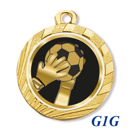 cod. 23.280.32.G1G - Conf. 100 medaglie mm 32 calcio 3