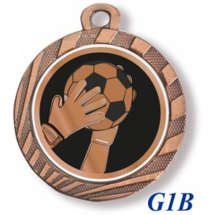 cod. 23.280.32.G1B - Conf. 100 medaglie mm 32 calcio 3