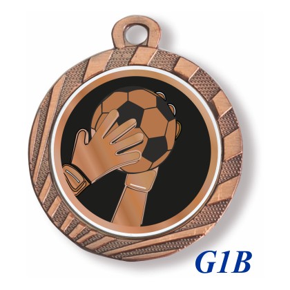 cod. 23.280.32.G1B - Conf. 100 medaglie mm 32 calcio 3